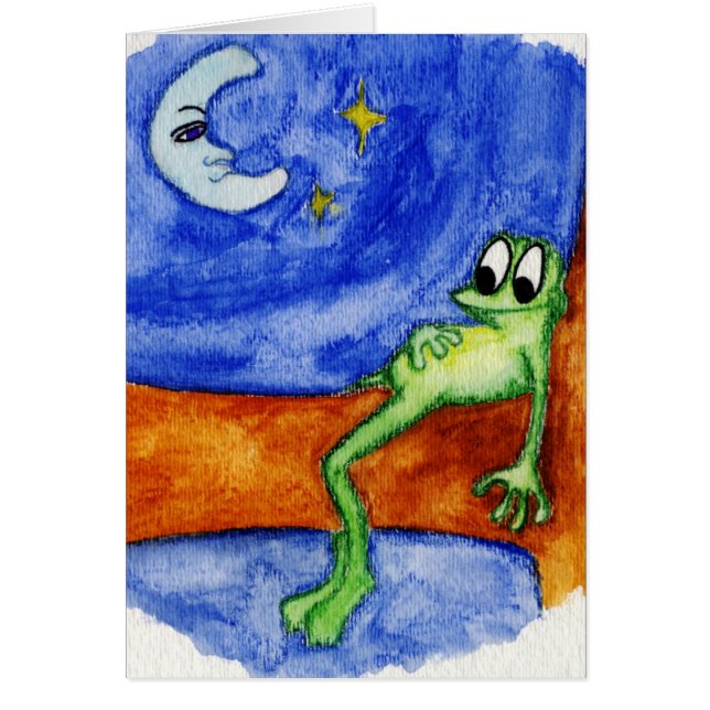 frog laying in tree (Front)