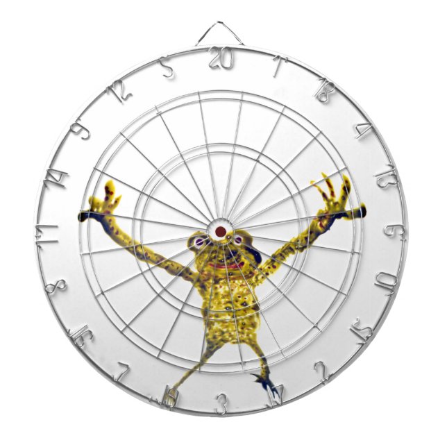 Frog Leaping Funny Animal Dartboard (Front)