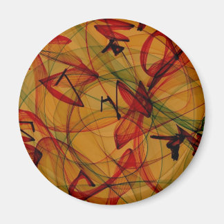 Frog Legs - Abstract Art Magnet
