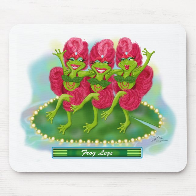 Frog Legs Mouse Pad (Front)