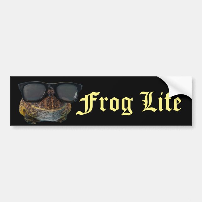 Frog Life Bumper Sticker (Front)