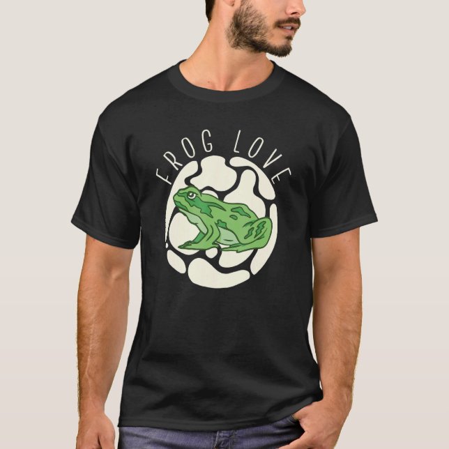 Frog Love Toad Frog Catcher Hunter Amphibian Catch T-Shirt (Front)