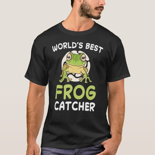 Frog Love Toad Frog Catcher Hunter Amphibian Catch T-Shirt (Front)