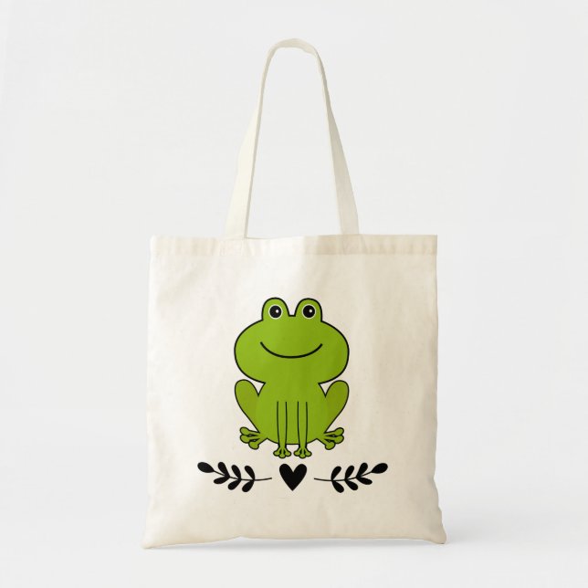 Frog Lover Gift Idea Tote Bag (Front)