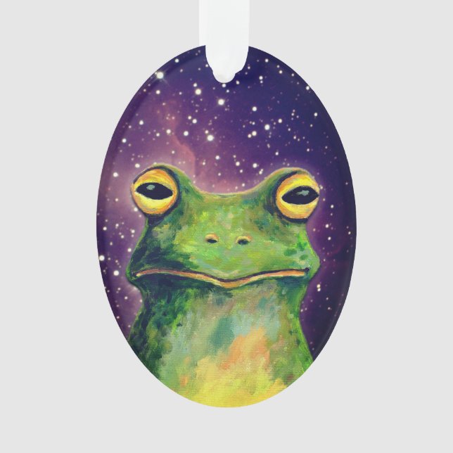 Frog Lover Ornament (Front)