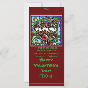 Frog Made This Valentine Card
