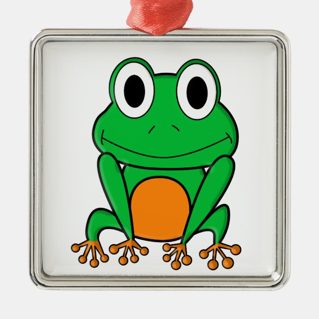 Frog Metal Tree Decoration (Front)