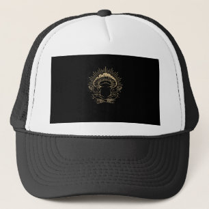 Frog & Minimalism Cottage  Aesthetic Goblincore Trucker Hat