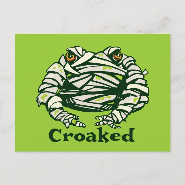 Frog Mummy Postcard (Front)