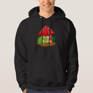 Frog Mushroom Umbrella Cute Frogs Animal Graphic Hoodie