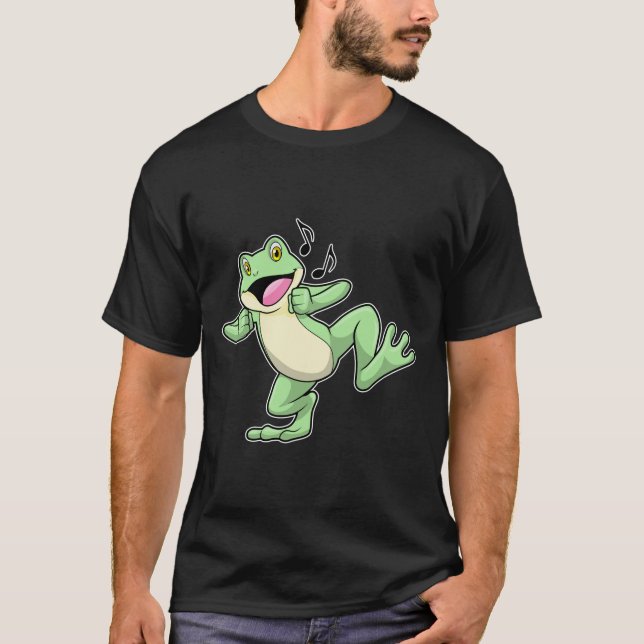 Frog Music Dance T-Shirt (Front)