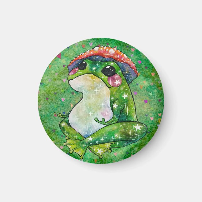 Frog named Clover Magnet (Front)