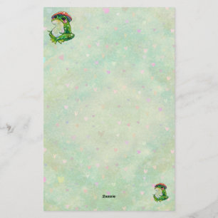 Frog named Clover Stationery