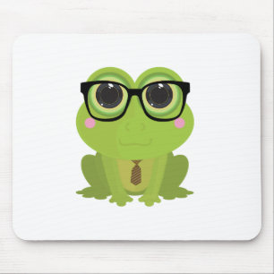 Frog Nerd Mouse Pad