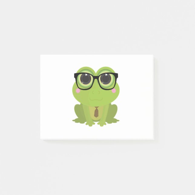 Frog Nerd Post-it Notes (Front)