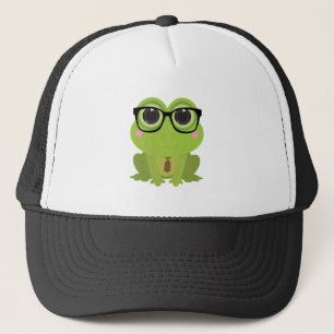 Frog Nerd Trucker Hat