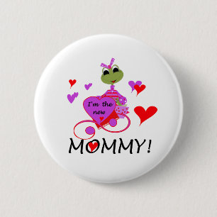 Frog New Mummy 6 Cm Round Badge