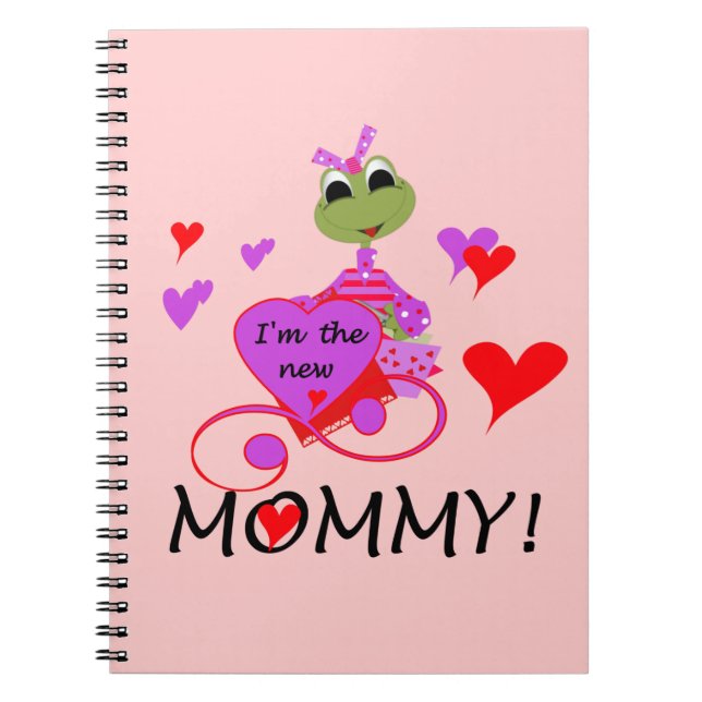 Frog New Mummy Gifts Notebook (Front)