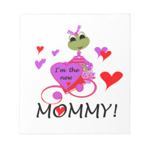 Frog New Mummy Gifts Notepad
