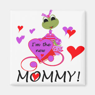 Frog New Mummy T-shirts and Gifts Magnet