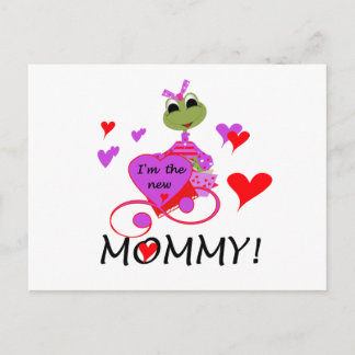 Frog New Mummy T-shirts and Gifts Postcard