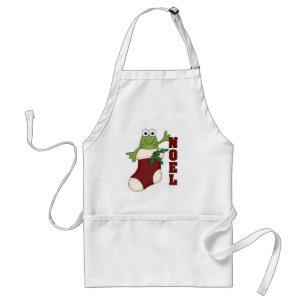 Frog Noel Holiday Tshirts and Gifts Standard Apron