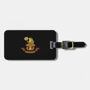 Frog Of The Garden Fairycore Cottagecore Frog And Luggage Tag