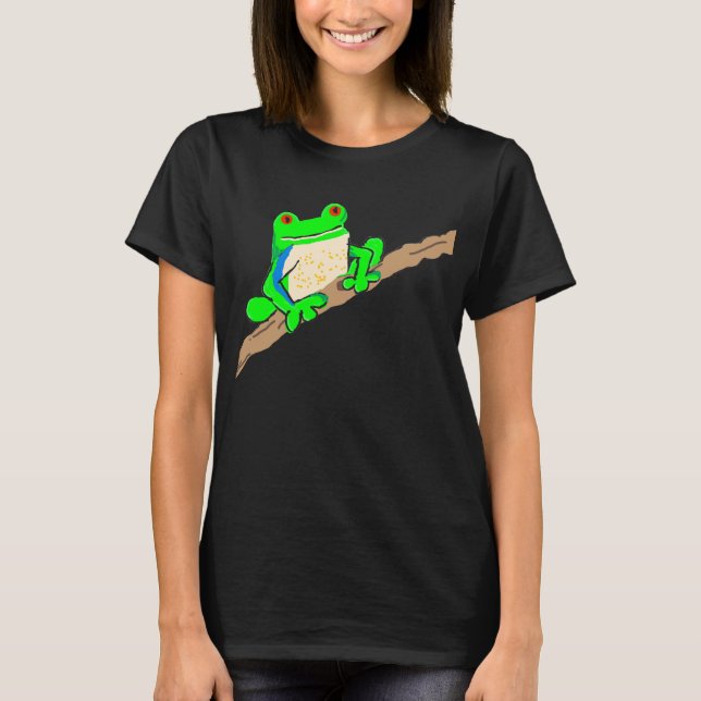 Frog on a log T-Shirt (Front)