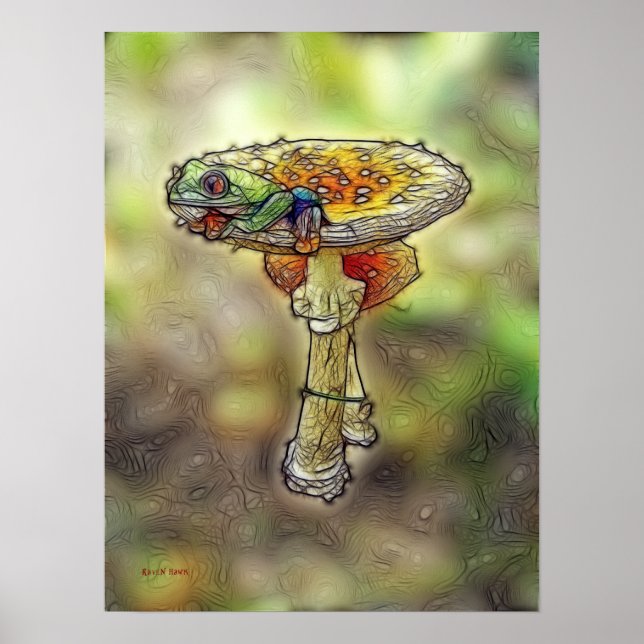 Frog on a Stool Poster (Front)