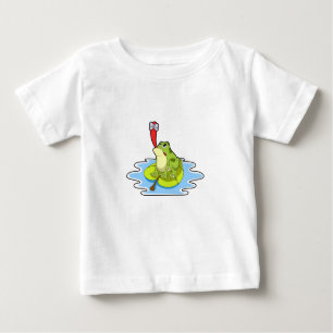 Frog on Leaf with Insect Baby T-Shirt