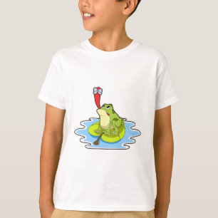 Frog on Leaf with Insect T-Shirt