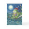 Frog On Log CHRISTMAS GREETING CARD