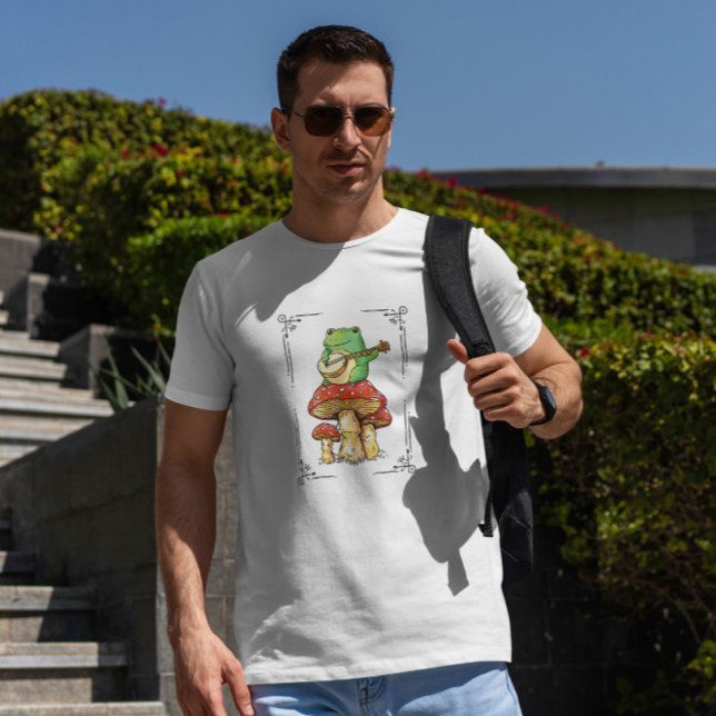 Frog On Mushroom T-Shirt (Creator Uploaded)