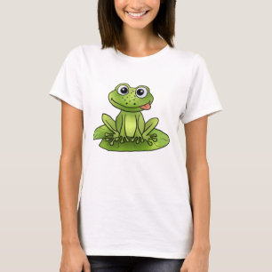 Frog on seerosis T-Shirt
