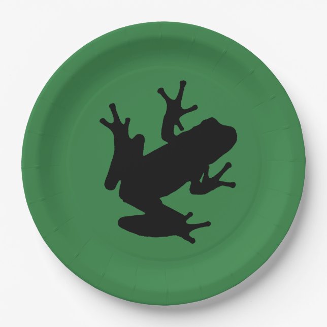 frog paper plate (Front)