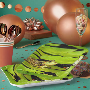 Frog Paper Plate
