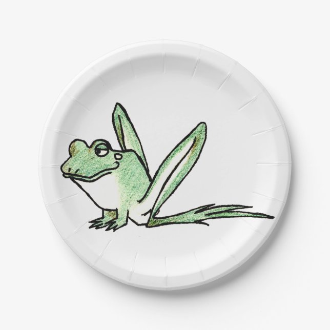 Frog Paper Plate (Front)
