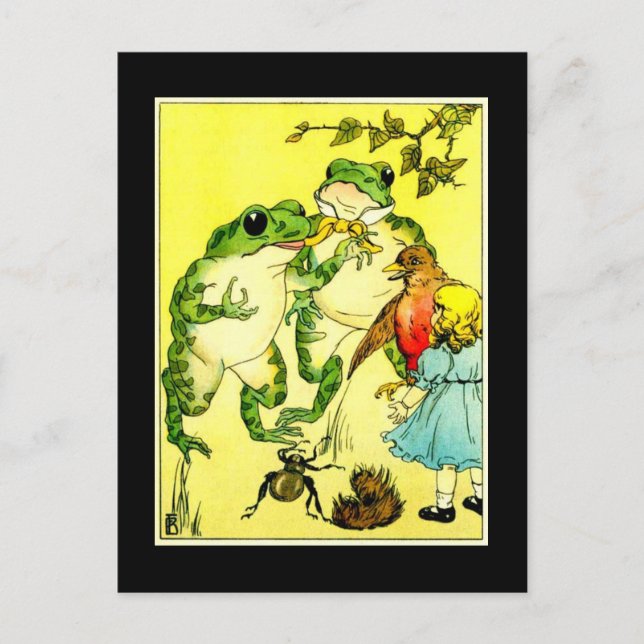 Frog Party Postcard (Front)
