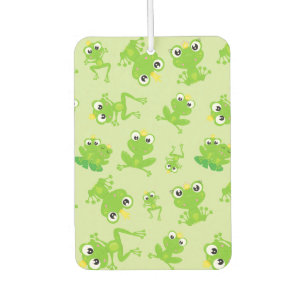 Frog Pattern, Cute Frogs, Green Frogs, Frog Prince Car Air Freshener