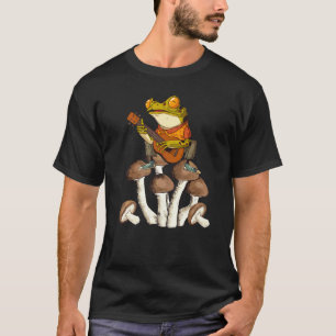 Frog Playing Banjo  Cute Frogs Animal  Graphic T-Shirt