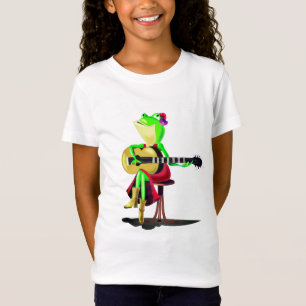 Frog Playing Guitar Kid's T-Shirt