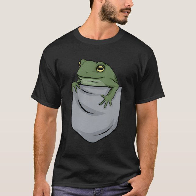 Frog Pocket For A Frog Fan T-Shirt (Front)