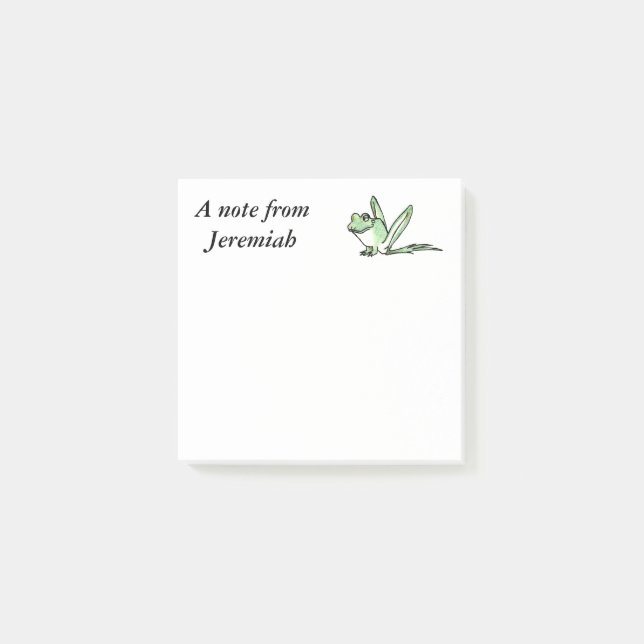 Frog Post-it Notes (Front)
