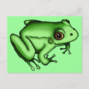 Frog, postcard