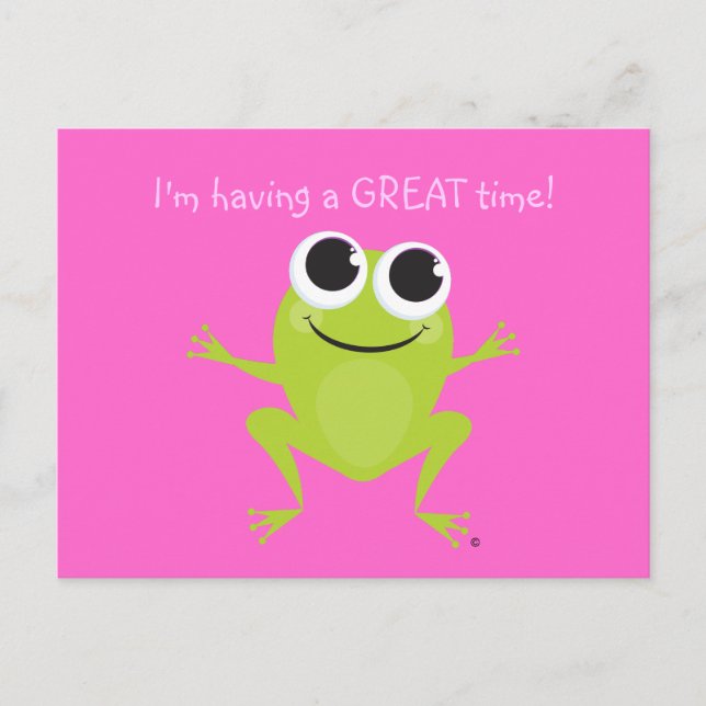 Frog Postcard (Front)