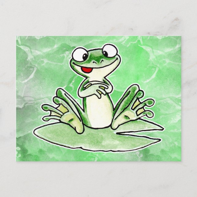 Frog Postcard (Front)