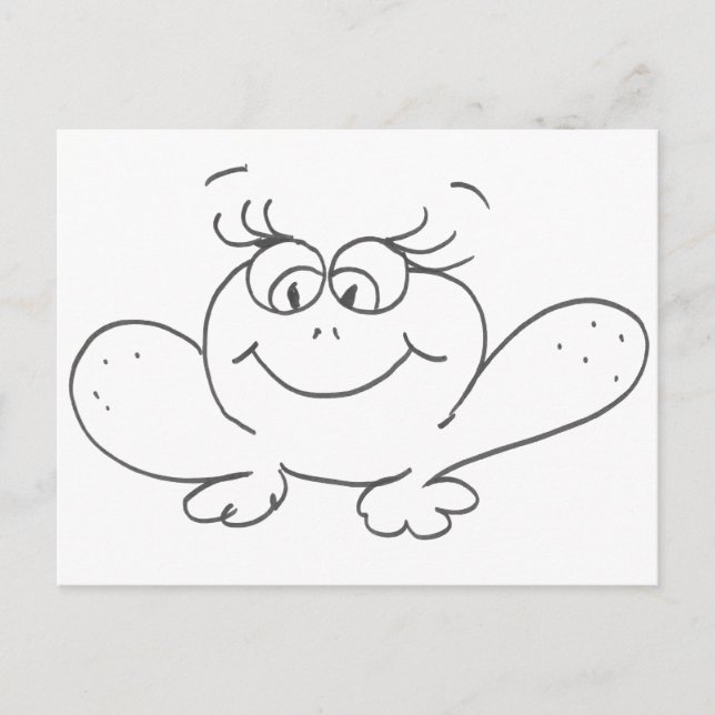 Frog Postcard (Front)