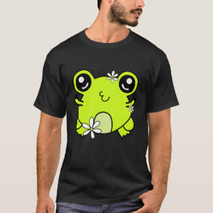 Frog pouting and showing middle finger funny T-Shirt