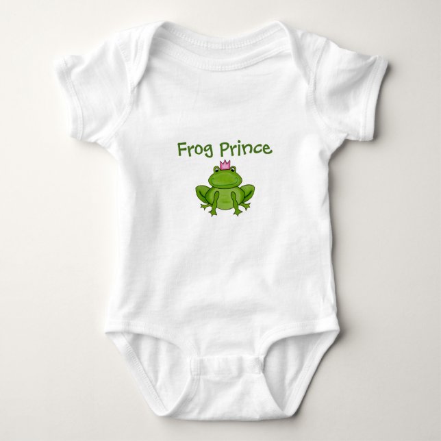 Frog Prince Baby Bodysuit (Front)
