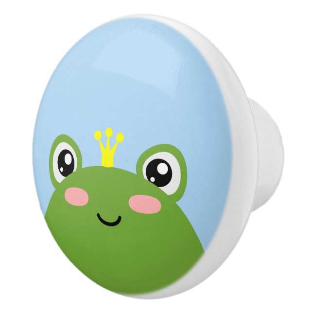 Frog Prince Ceramic Knob (Right)